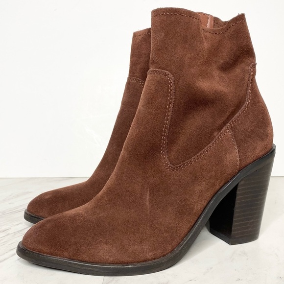Treasure & Bond Shoes - Treasure & Bond Brown Suede Bootie 6